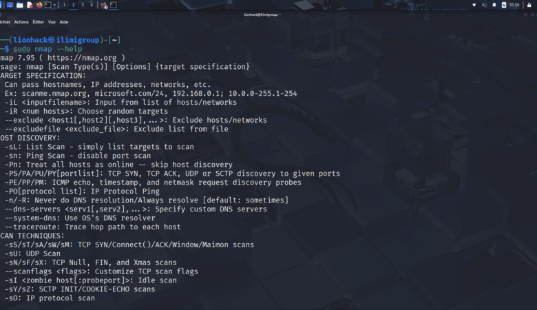 Les bases de l’outil Network Mapper  (NMAP)